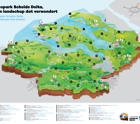 Beleefkaart Geopark Schelde Delta