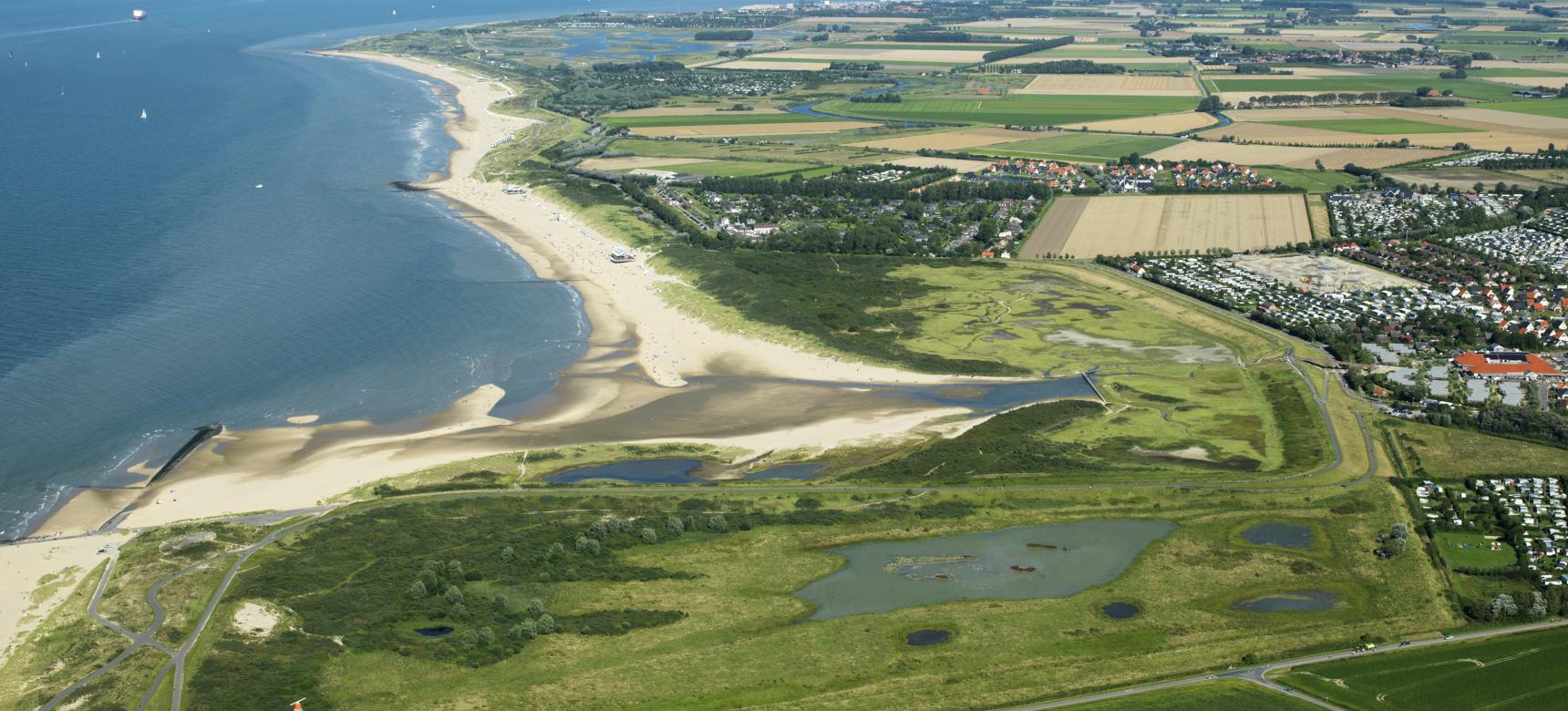 Verdonken Zwarte Polder - Slikken, schorren en duingebied direct aan zee