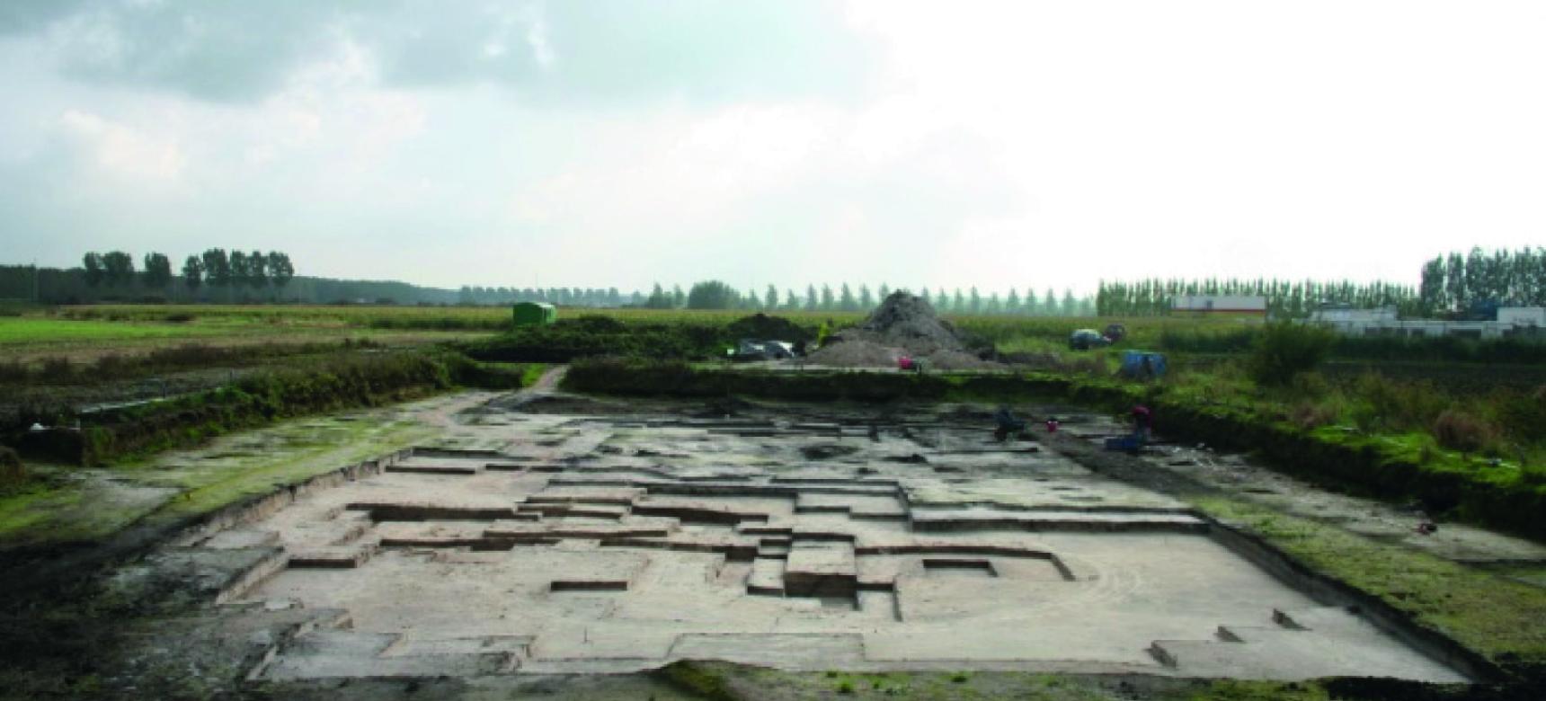 Opgraving te Aven Ackers in 2006 bij het prehistorisch sitecomplex Vrasenepolder en Verrebroekdok