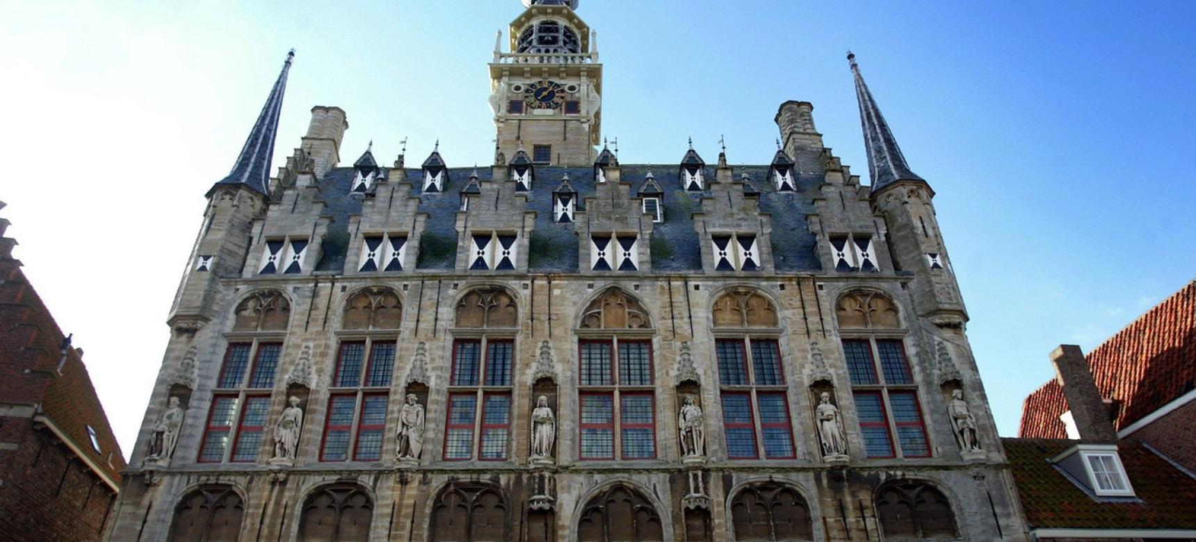 Het Stadshuis van Veere, één van de twee locaties van Museum Veere