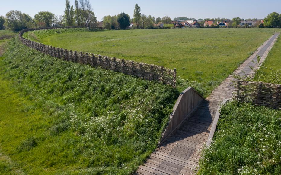 Vroeg-middeleeuwse ringwalburg in Burgh