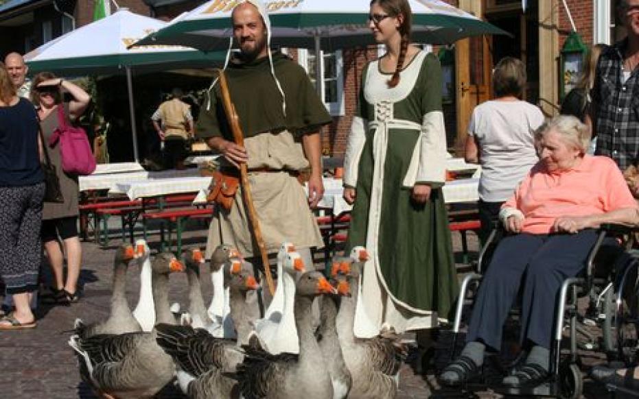 De Gazenhoeder tijdens Middeleeuws Festival Zuid-Beveland
