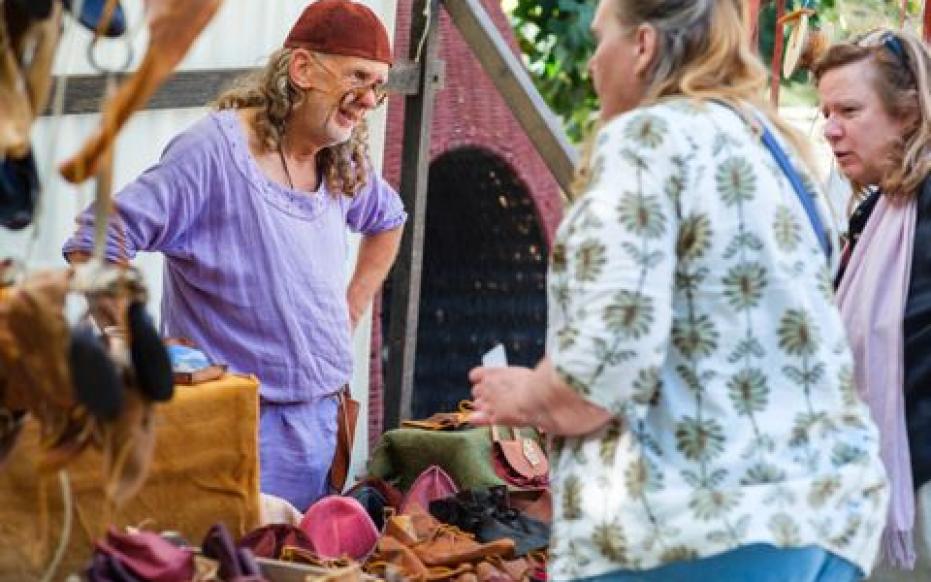 DuinLeer tijdens Middeleeuws Festival Zuid-Beveland